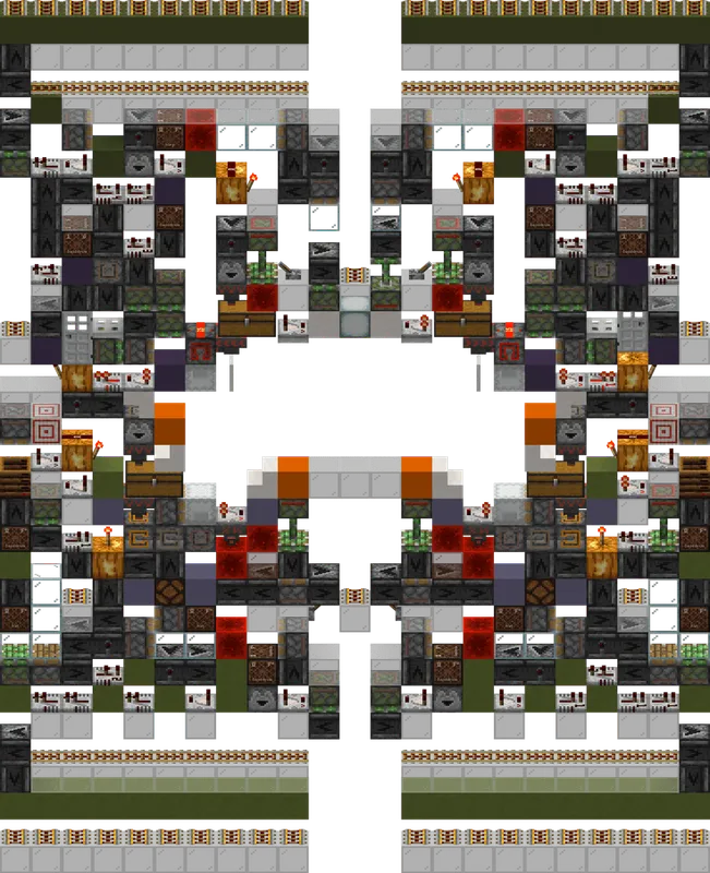 Parallelized Quad Display Slice With Passive Read